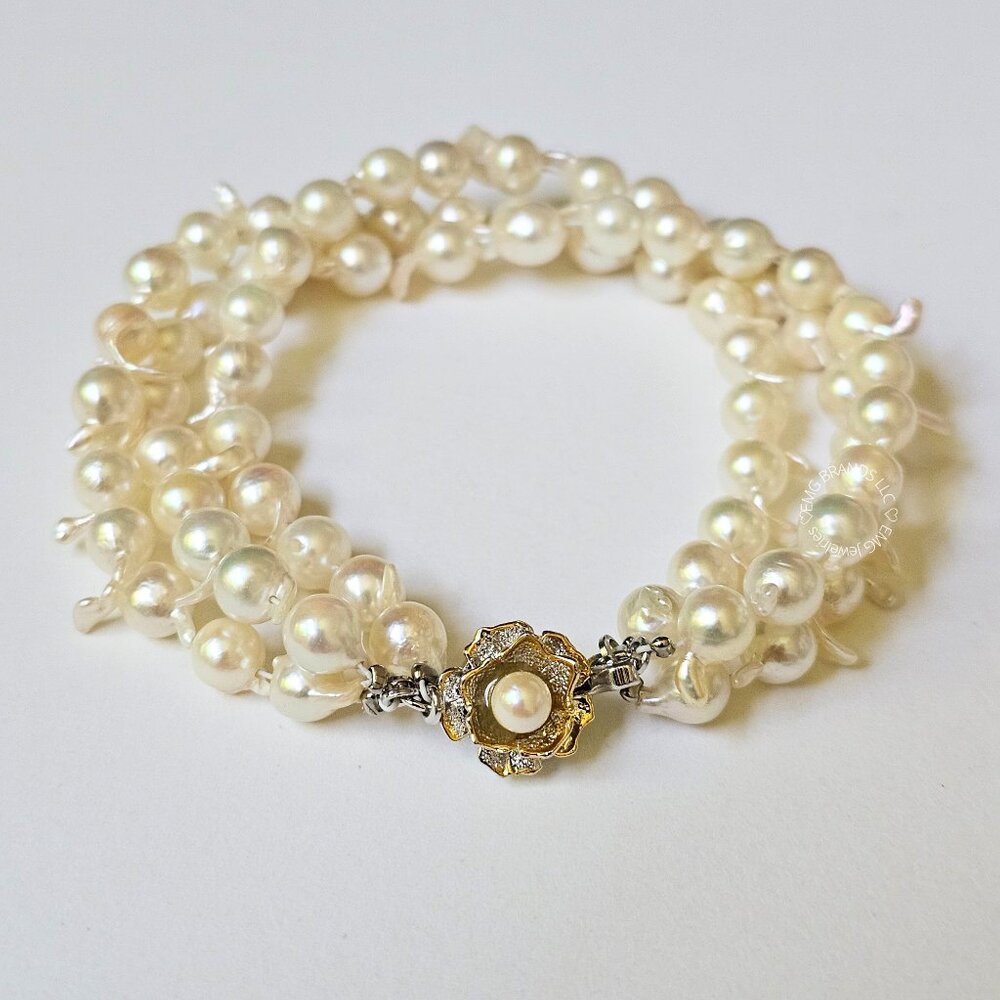 Ise Shima Fireball Akoya Pearl Bracelet